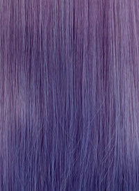 Purple Mixed Blue Straight Synthetic Hair Wig NLCS018