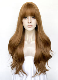 Medium Blonde Wavy Synthetic Wig NS273