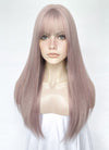 Pastel Pale Plum Straight Synthetic Hair Wig NS546