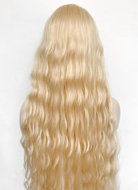 Blonde Wavy Synthetic Hair Wig NS553