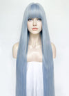 Pastel Blue Straight Synthetic Hair Wig NS558