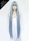 Pastel Blue Straight Synthetic Hair Wig NS558