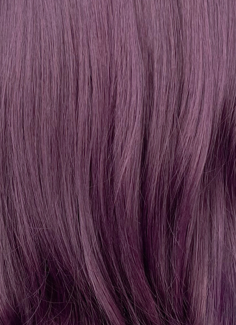 Mixed Purple Wavy Synthetic Hair Wig NS581