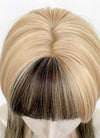 Medium Blonde Mixed Black Straight Synthetic Hair Wig NS588