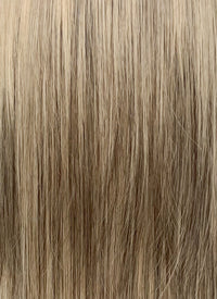 Medium Blonde Mixed Black Straight Synthetic Hair Wig NS588