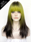 Green Black Ombre Straight Synthetic Hair Wig NS596