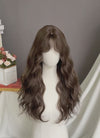 Brunette Wavy Synthetic Hair Wig NS539