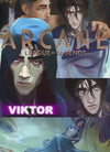 League of Legends LOL Arcane Viktor Wavy Brunette Lace Front Synthetic Men's Wig LF8009