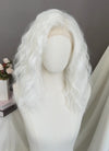 White Wavy Lace Front Synthetic Wig LF6081