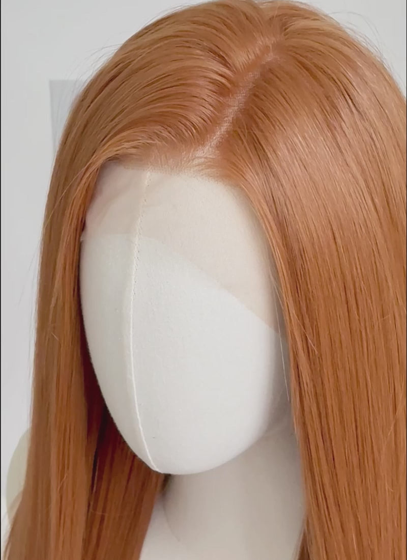 Ginger Straight 13" x 6" Lace Top Kanekalon Synthetic Hair Wig LFS034