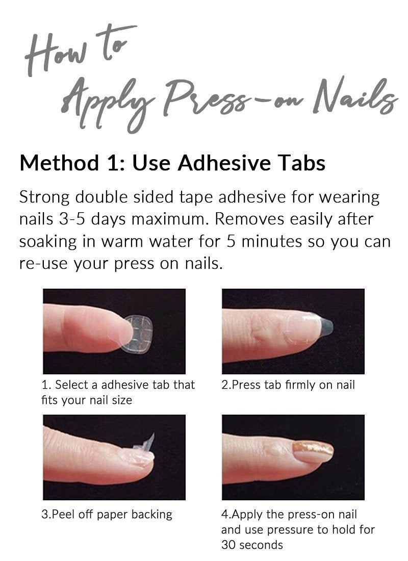 How to Apply Press on Nails Instructions Card Guide Templates, Editable,  DIY, Printable, Nails Business, Press Ons, Nail, Instant, Card Nail - Etsy  Norway