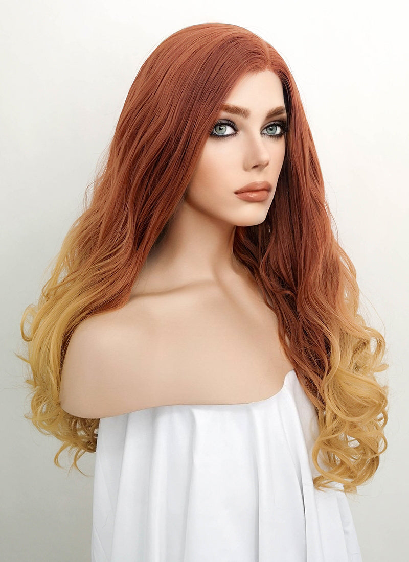 Lace front wig auburn hotsell