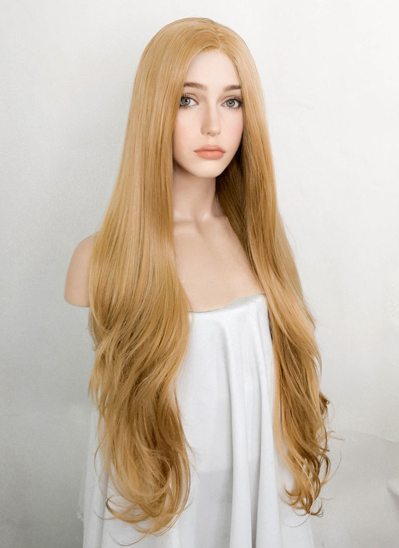 Lace Front Light Golden popular Blonde A- Symmetrical Style Wig NWT