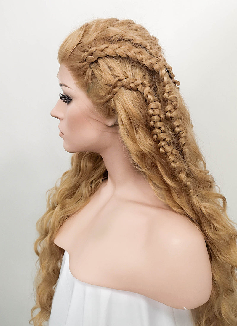 Blonde Vikings Lagertha Braid Lace Front Wig WigIsFashion Wig