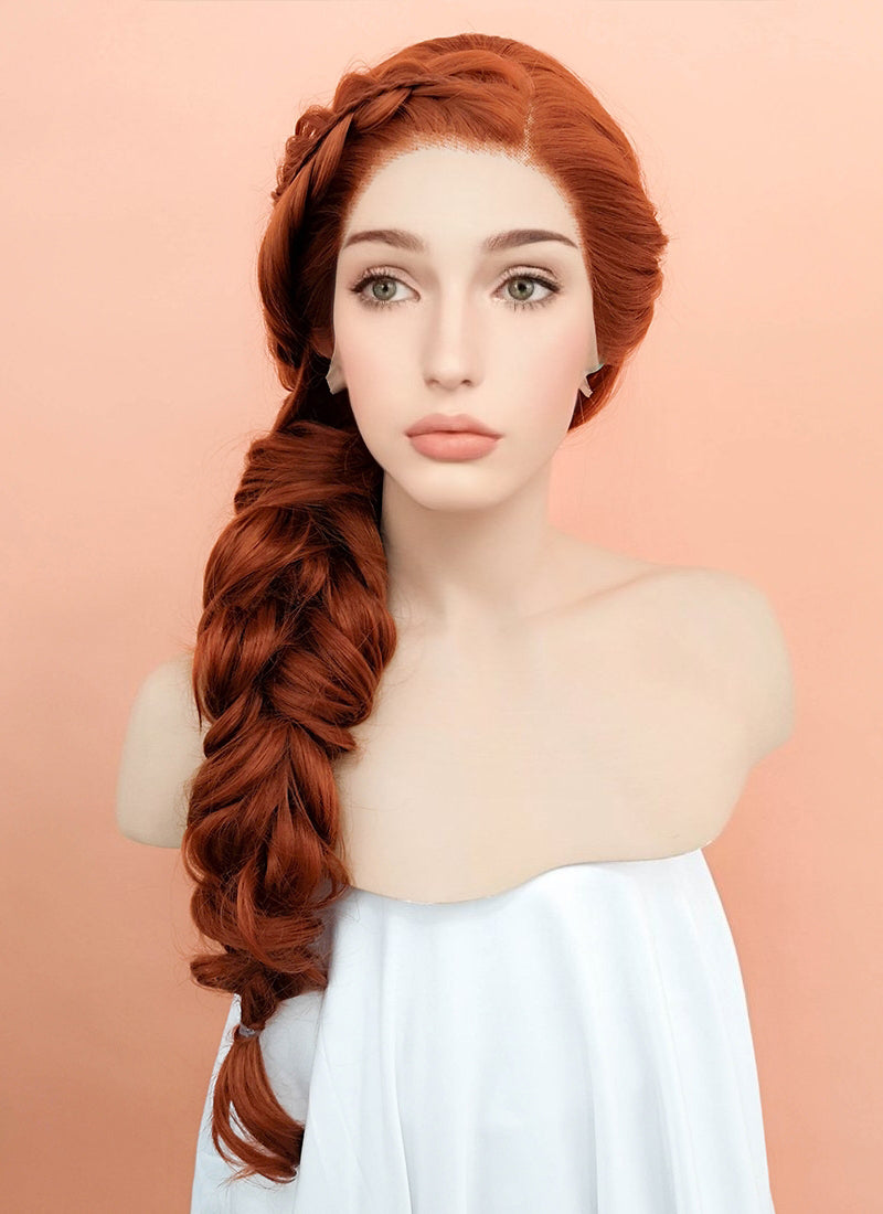 Ginger Braided Lace Front Synthetic Wig WigIsFashion Wig Is