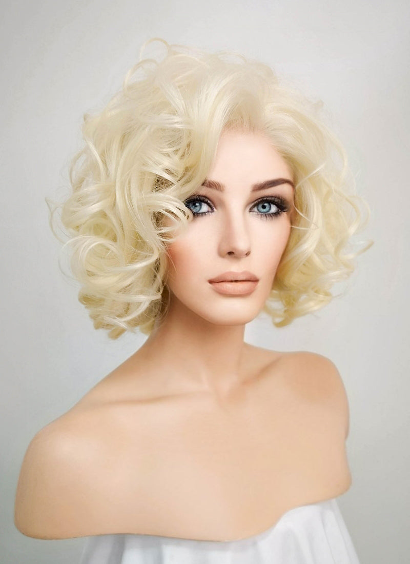 Blonde Bob Lace Front Synthetic Wig LF235 WigIsFashion Wig Is