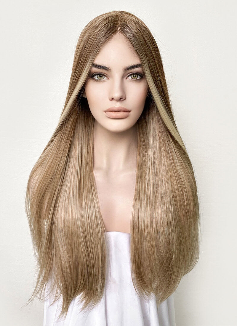 Ombre wig 2025 brown to blonde