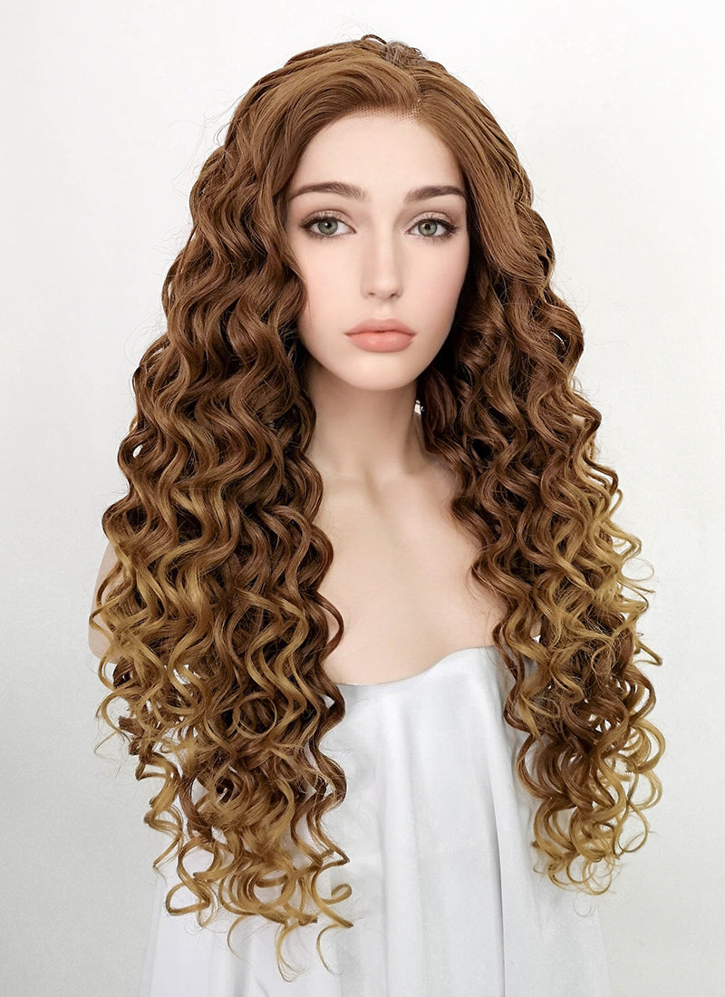 Lace front curly wig newest