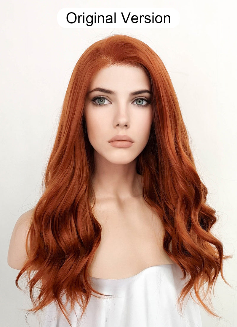 Ginger Wavy Lace Front Synthetic Wig LF3229 WigIsFashion Wig