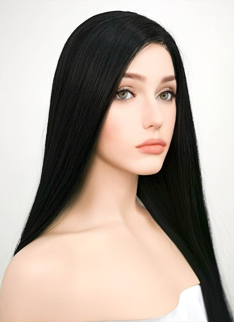 Jet Black Lace Front Wig WigIsFashion Wig Is Fashion