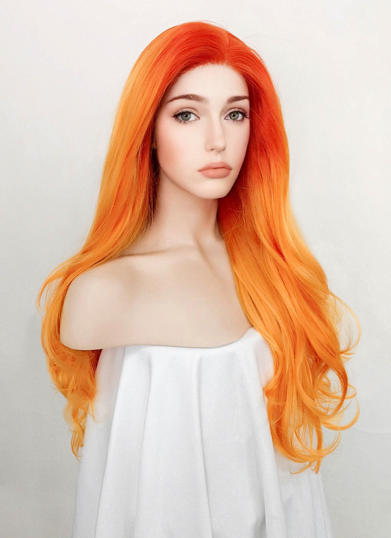 Mixed Orange Lace Front Wig WigIsFashion Wig Is Fashion