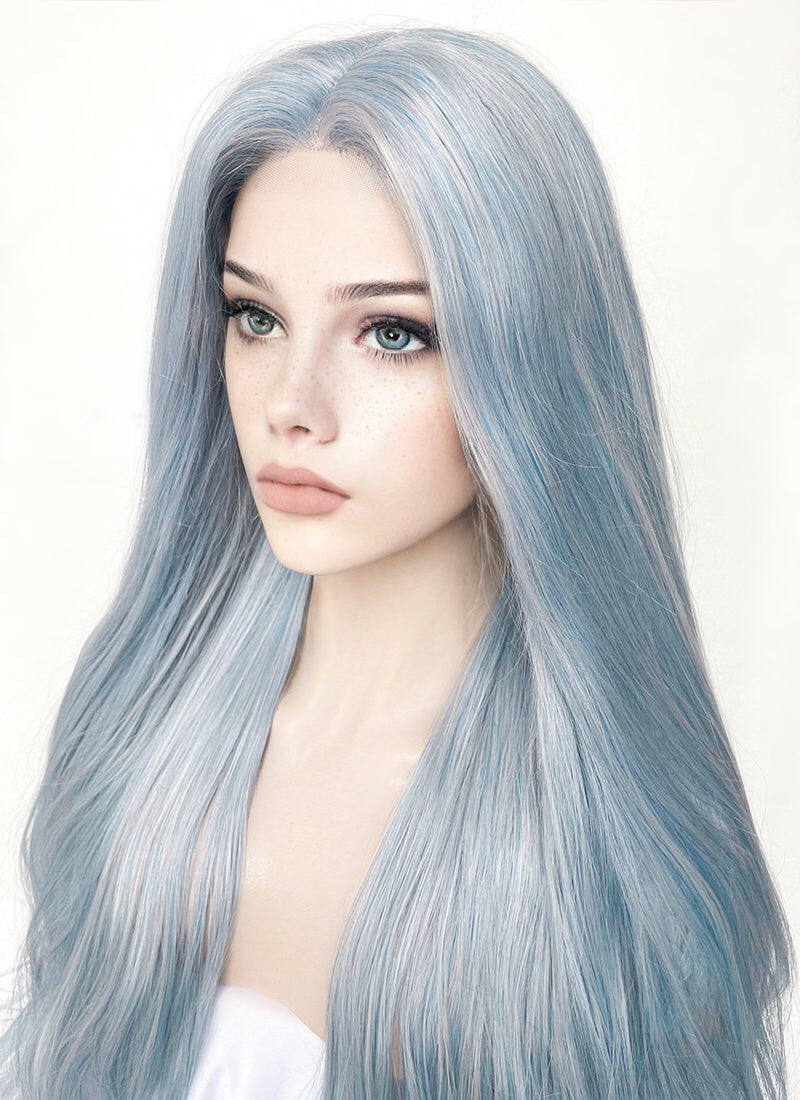 Ash Blue Lace Front Wig | WigIsFashion – Wig Is Fashion
