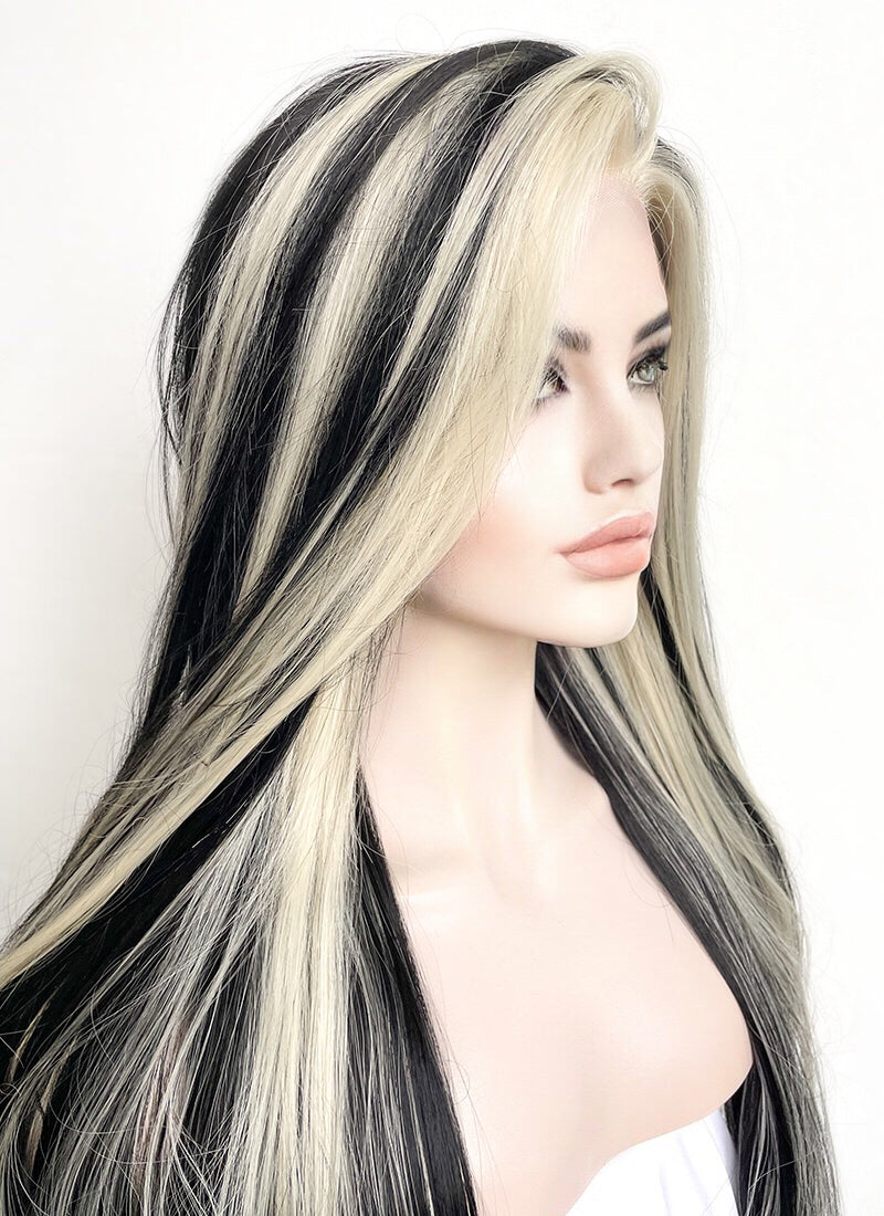 Blonde Mixed Black Lace Front Wig WigIsFashion Wig Is Fashion