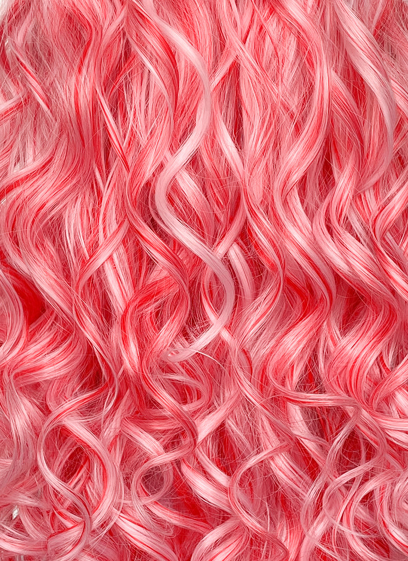 Pink Mixed Red Lace Front Wig | WigIsFashion – Wig Is Fashion