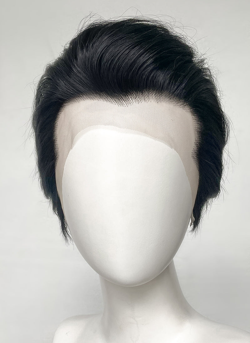 Black 2024 elvis wig