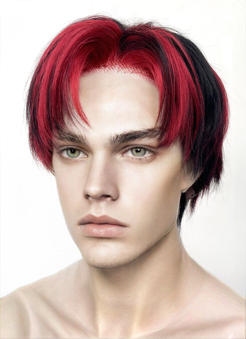 Red deals male wig