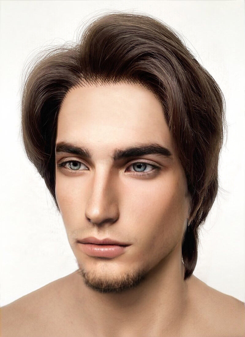 Tangled Flynn Rider Brunette Straight Lace Front Synthetic Men s Wig LF6031