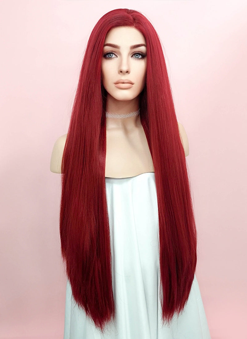 Yaki Red Lace Front Wig WigIsFashion Wig Is Fashion