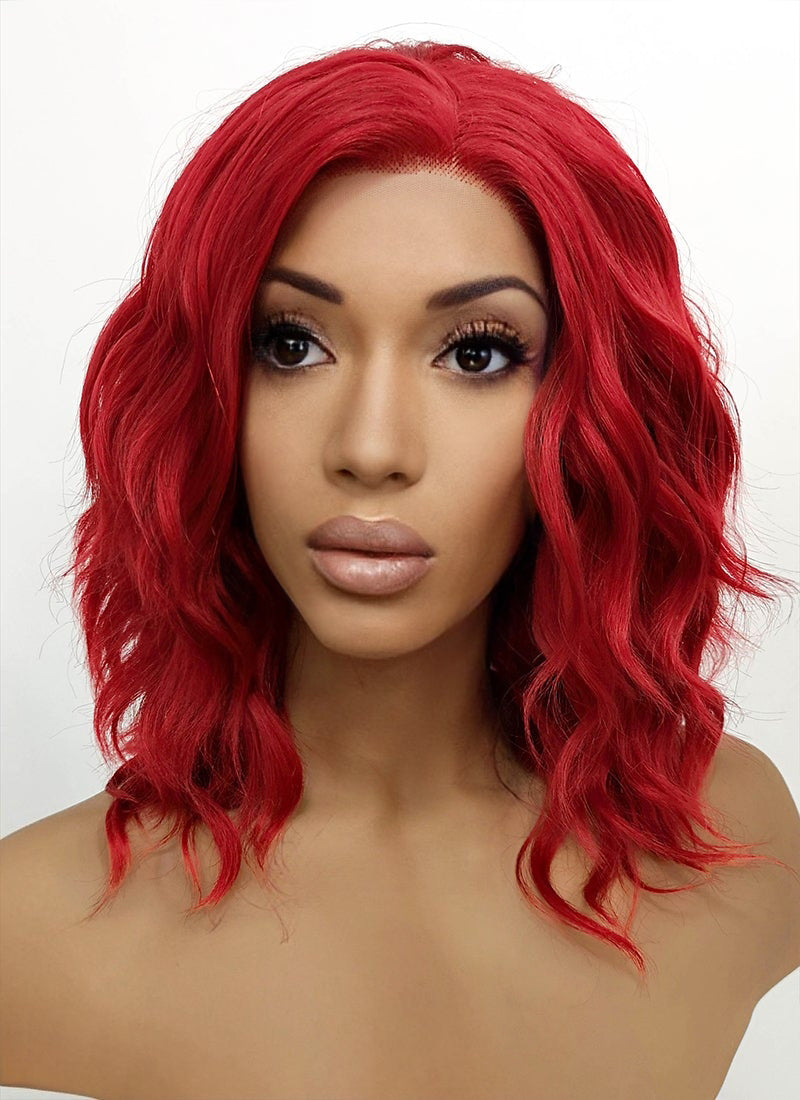 Red selling Wavy Lace Front Wig