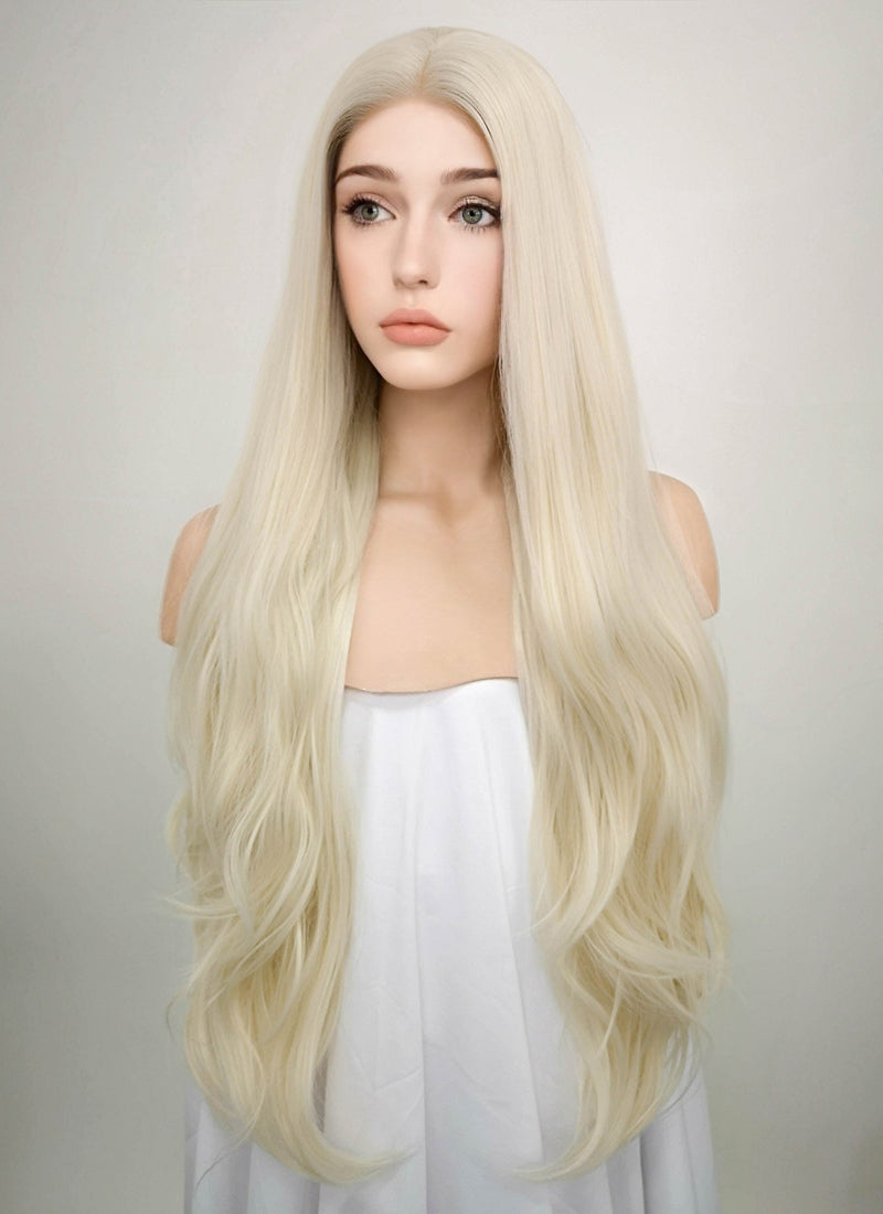 Lace Front Wig, / Wig hotsell / THE PALE MAID Pony Styling / Cool Platinum Blonde - cool platinum blonde customized