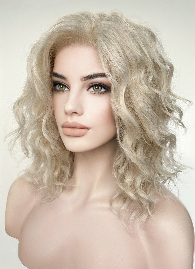 Short blonde clearance wig lace front