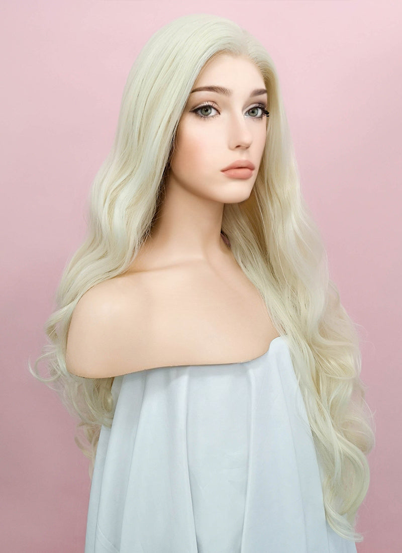 Platinum Blonde Lace Front Wig WigIsFashion Wig Is Fashion