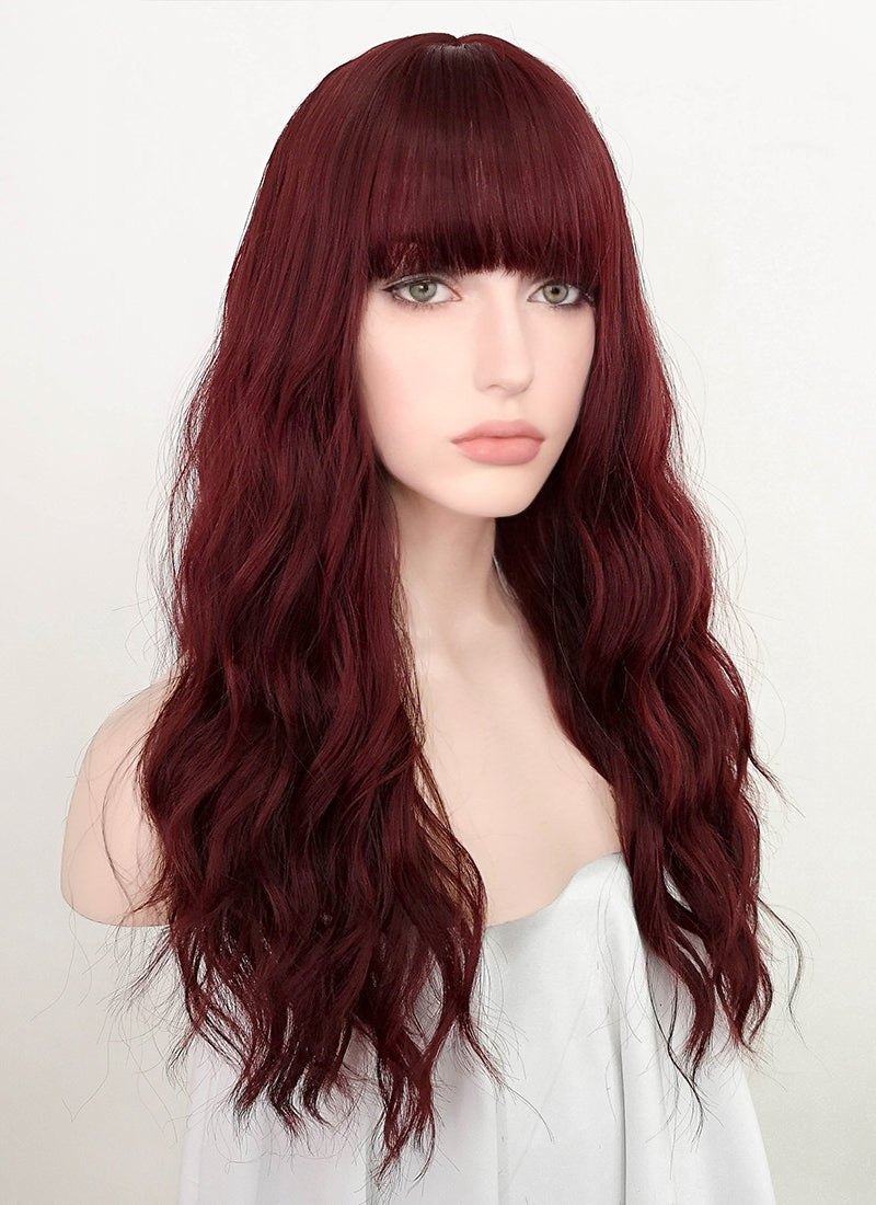 Red Color Wigs Wig Is Fashion